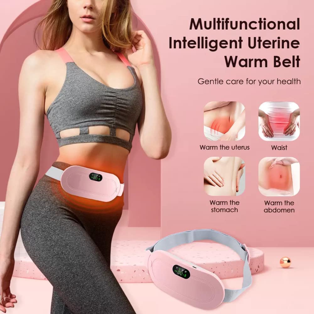 Period Cramp Relief Massager for Women  Portable • Cordless • Heat &amp; Massage Comfort